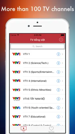 Game screenshot TV tiếng việt - Vietnamese TV online mod apk