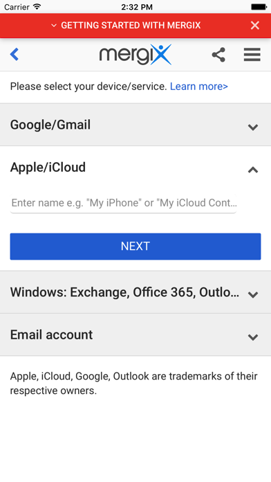 Screenshot #1 pour Mergix Duplicate Contacts Cleaner