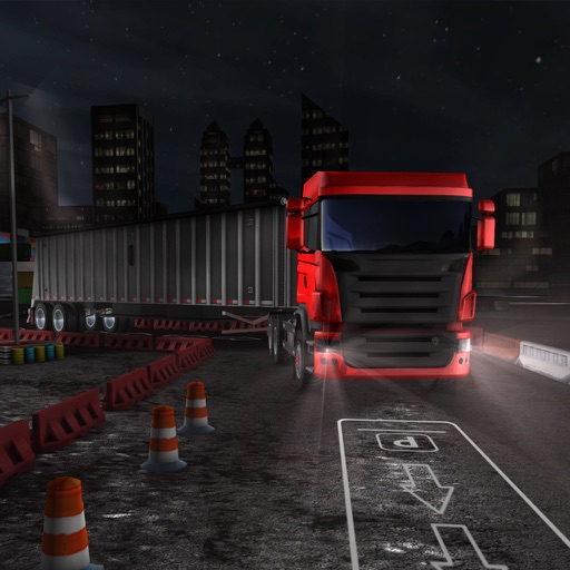 Night Truck Parking Driver 3D – Highway Garage icon