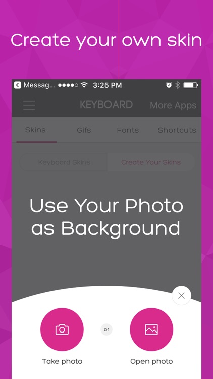 Keyboard Skins for iPhone - themes, fonts, GIFs screenshot-3