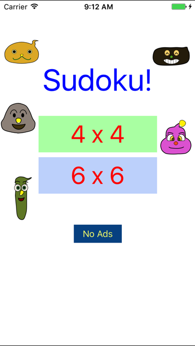 Screenshot #3 pour Easy SUDOKU with Faces!? 4x4,6x6,7x7