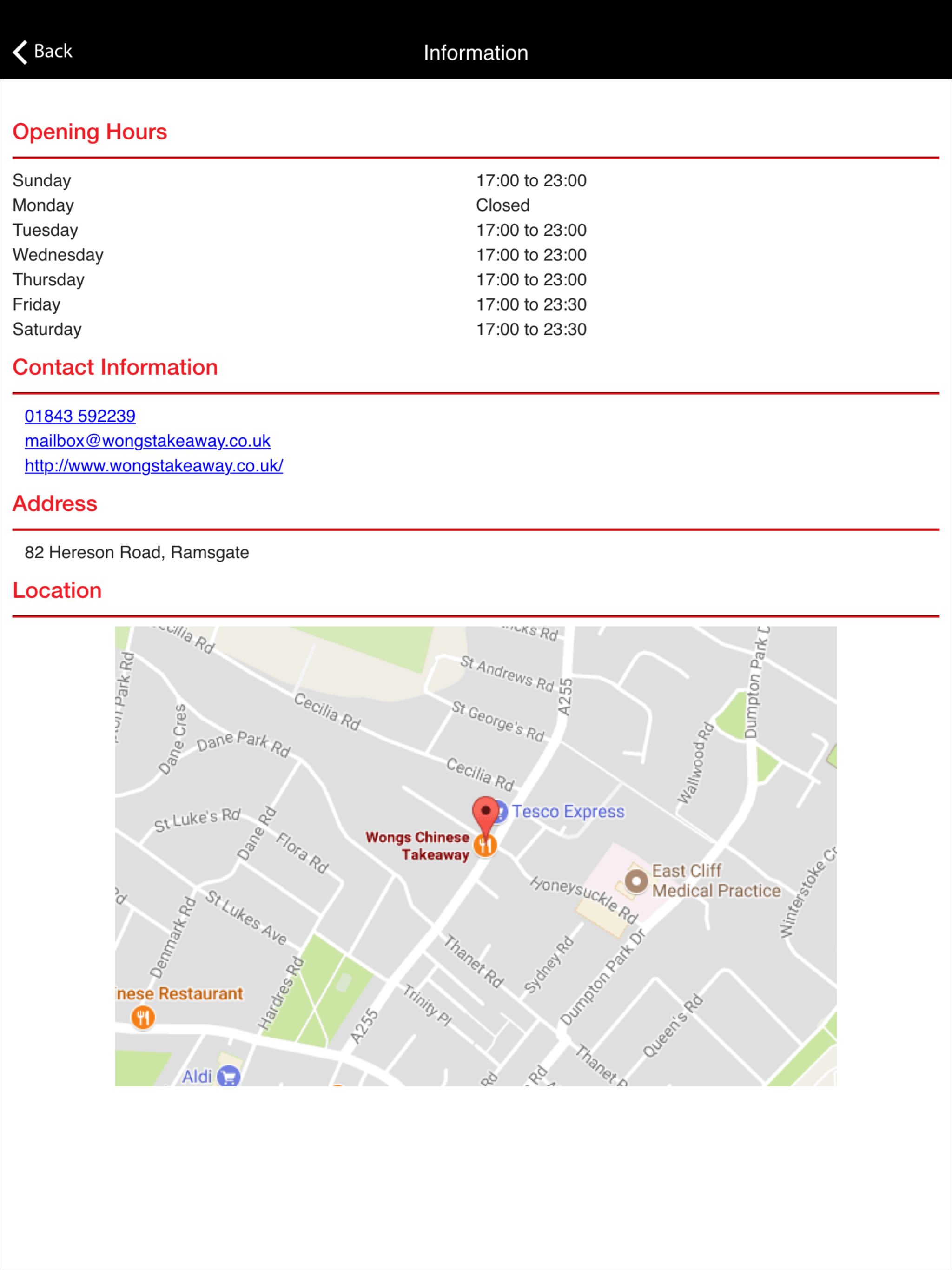 Wongs Chinese Takeaway