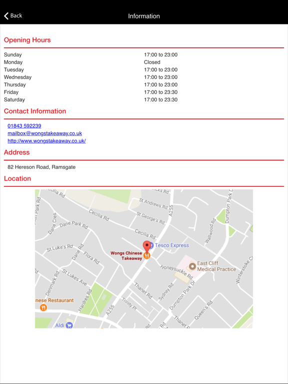 Screenshot #6 pour Wongs Chinese Takeaway