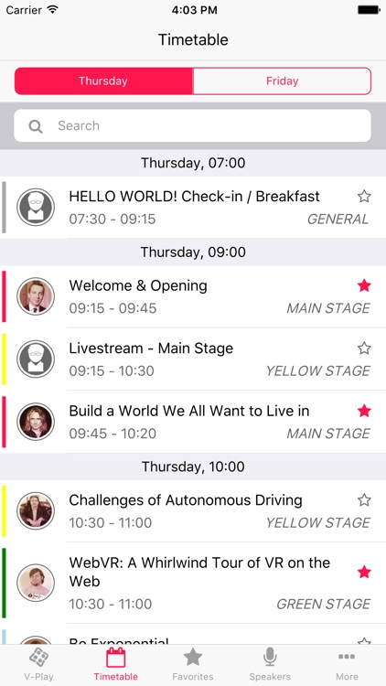 WeAreDevelopers 2017 - Conference App by V-Play