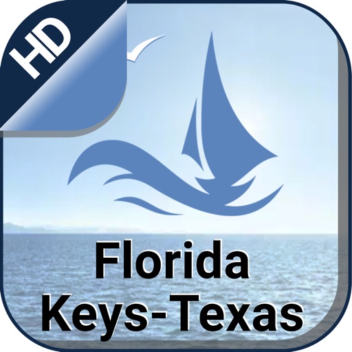 Florida Keys to Texas offline gps navigation chart