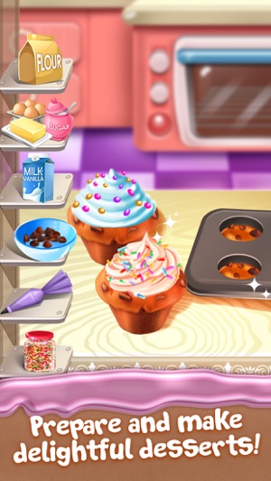 Cupcake Food Maker Cooking Game for Kids(圖1)-速報App