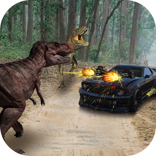 Car Vs Dino Sim : Jurassic Dinosaur Safari Hunter icon