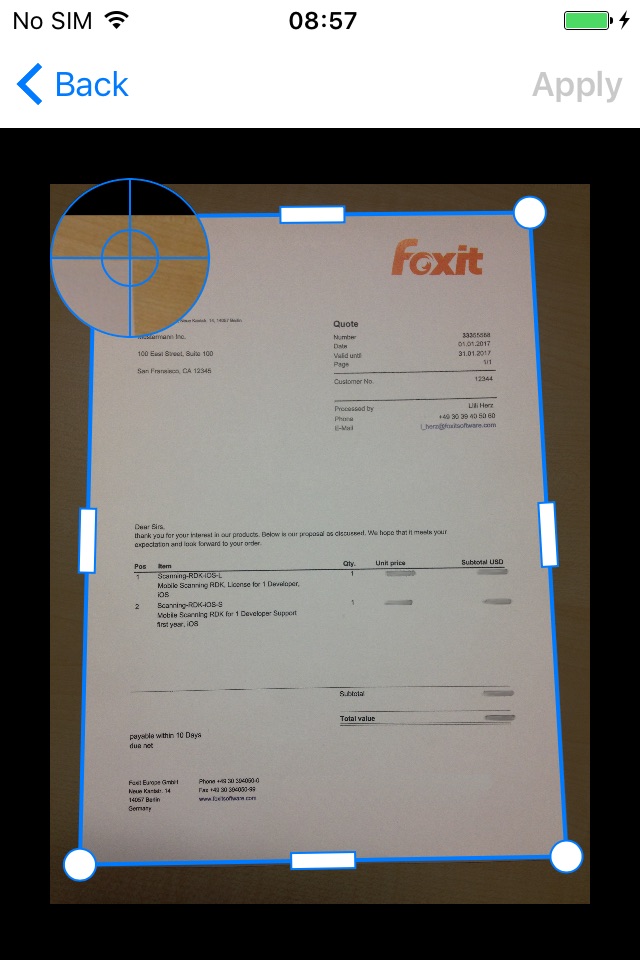 Foxit PDF Scanner screenshot 3