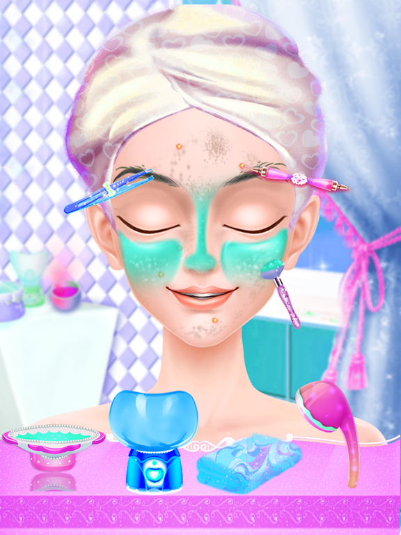 Ice Queen Salon Girls Makeover Games