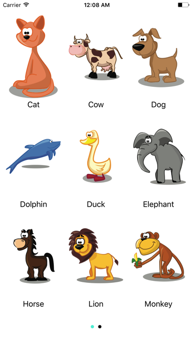 Screenshot #1 pour Best Animal Sounds Educational Game For Kids