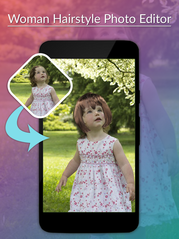 Screenshot #6 pour Woman Hairstyle Photo Editor - Hairstyle Stickers