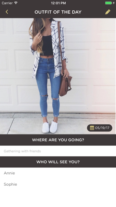 DressUp: Style log of your daily wear iPhone screenshot 5 - Lifestyle app