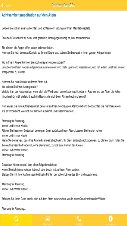 Acht-Tage Achtsamkeit2Go screenshot-3