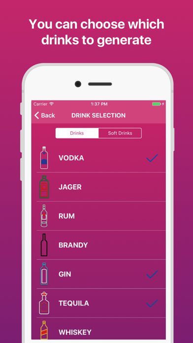 Screenshot #2 pour What to drink? - DrinkGenerate