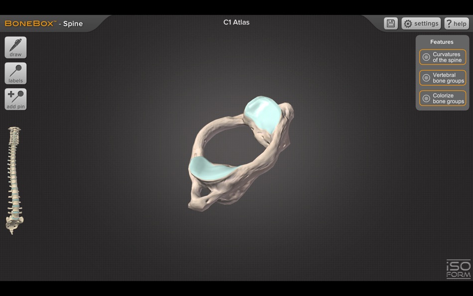 #5. BoneBox - Spine Viewer (macOS) 由: iSO-FORM, LLC