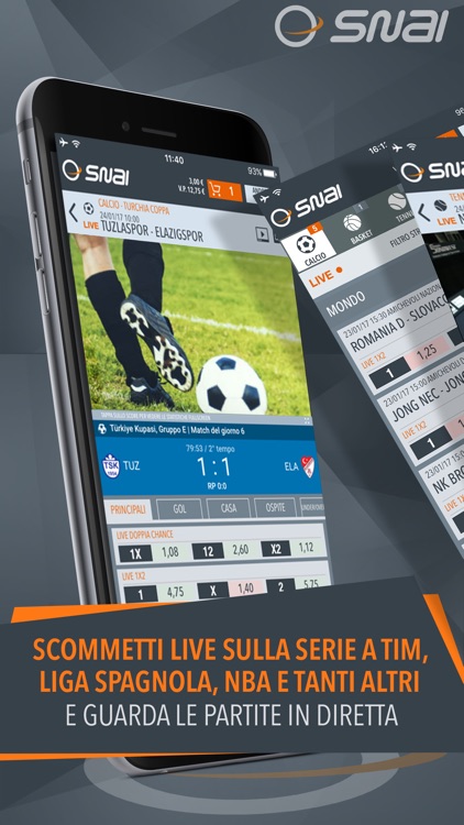 SNAI SPORT SCOMMESSE