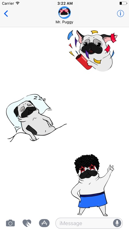Mr. Puggy - Pug Dog Stickers screenshot-3