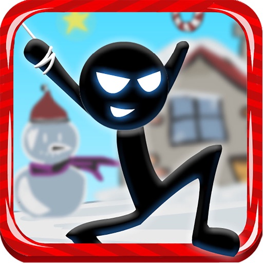 Stickman Christmas Adventure - Tap to Fly