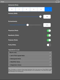 Alchemy for Skyrim ® iPad image 4