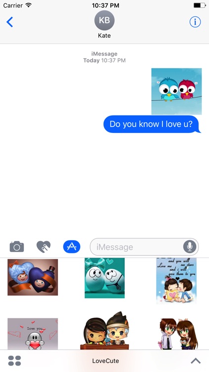 LoveCute - Love Cute Emojis And Stickers
