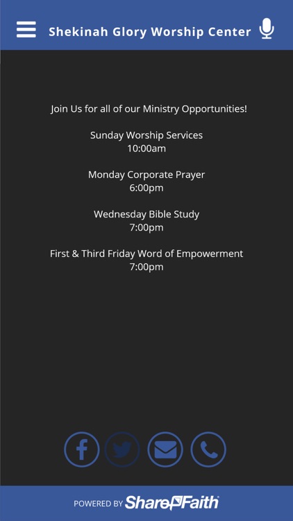 Shekinah Glory Worship Center