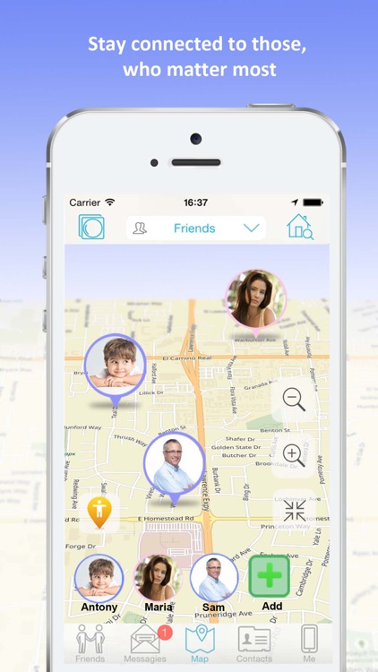 iMap Find my Phone, Friends, iPhone Family Tracker