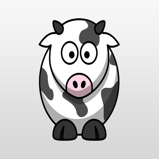 Funny Cow Stickers : Jump Over the Moon!! icon