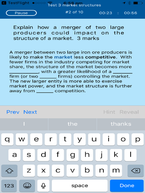 Screenshot #6 pour Economics Tutor