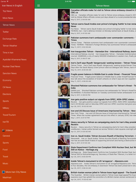 Screenshot #5 pour Iran News Today in English