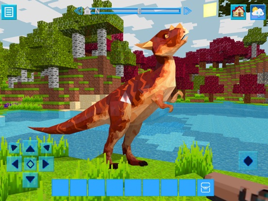 JurassicCraft Survive & Craft iPad screenshot 5 - Games app