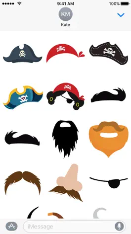 Game screenshot Pirate Stickers! Funny Sticker Pack for iMessage apk