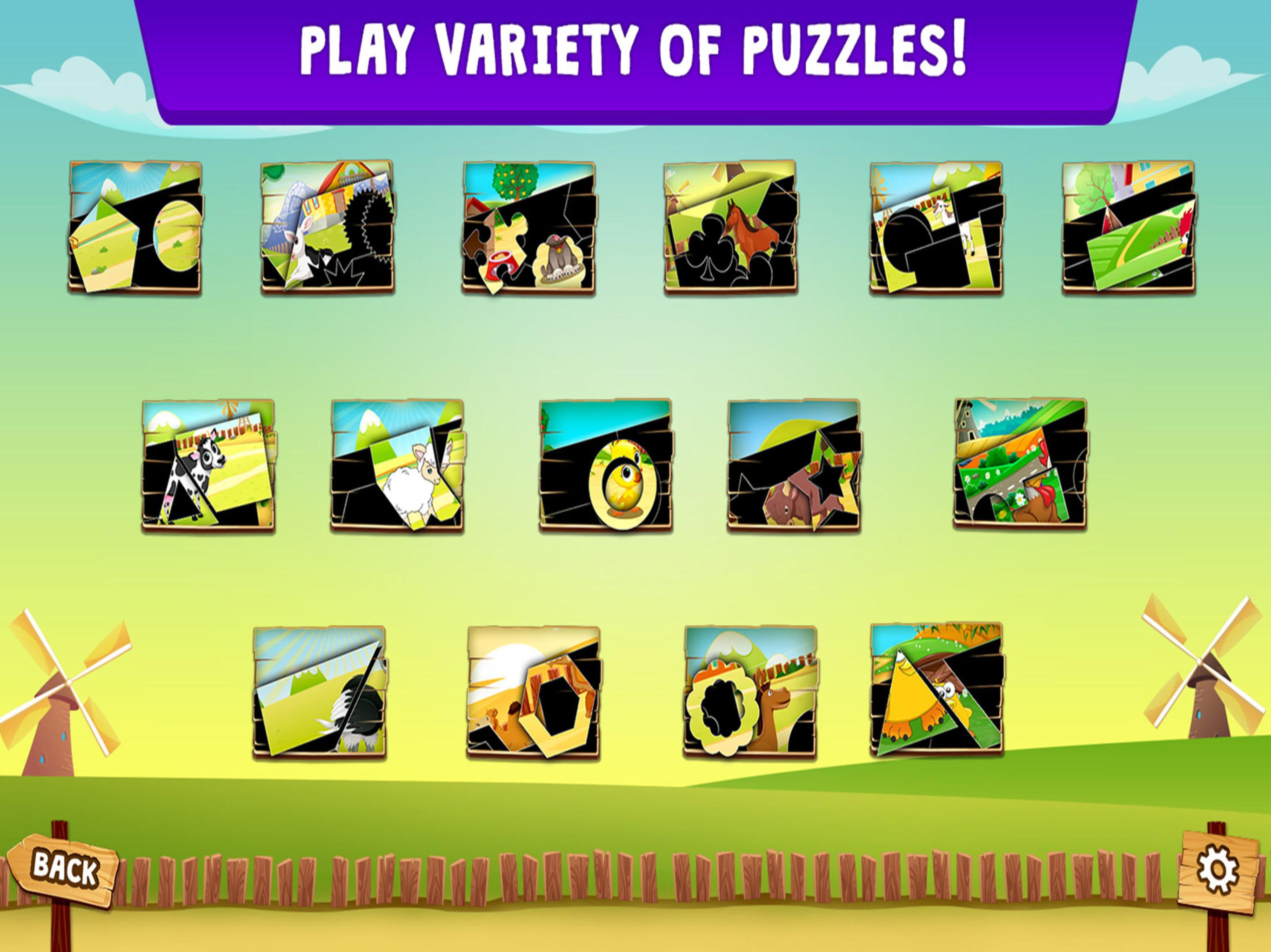 Farm Animals Parts Puzzle for kids screenshot 8