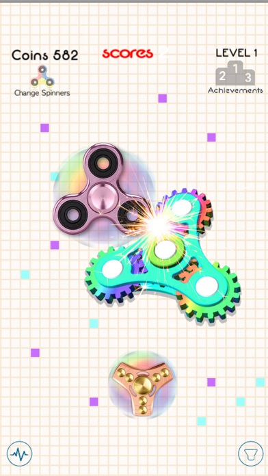 Screenshot #1 pour Fidget spinner - fight to kill time
