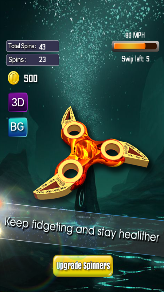 #1. Fidget Spinner 3d - Ultimate Stress Release Game (iOS) 由: Meta Dort