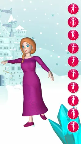Game screenshot игра Королева танца снег - танцы принцесса apk