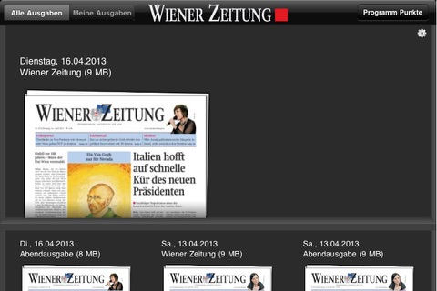 Wiener Zeitung E-Paper screenshot 3