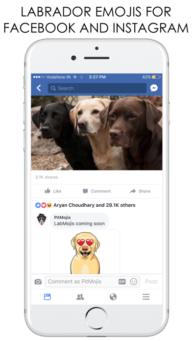 LabMojis - Labrador Retriever Emoji & Stickers Screenshot