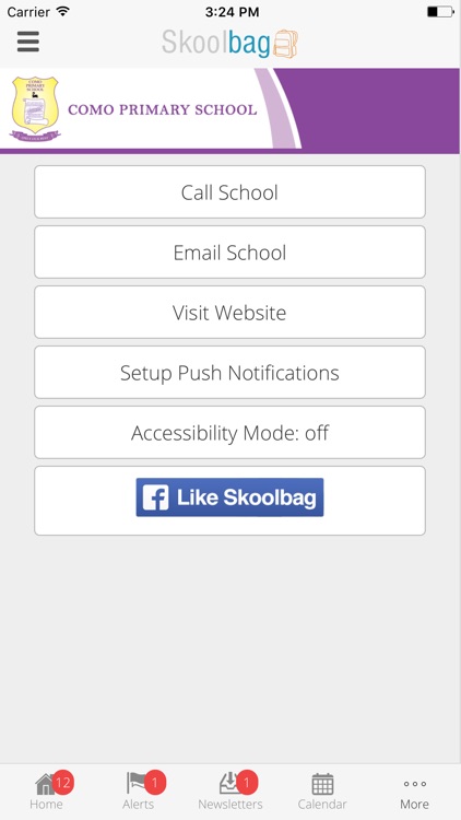 Como Primary School - Skoolbag screenshot-3