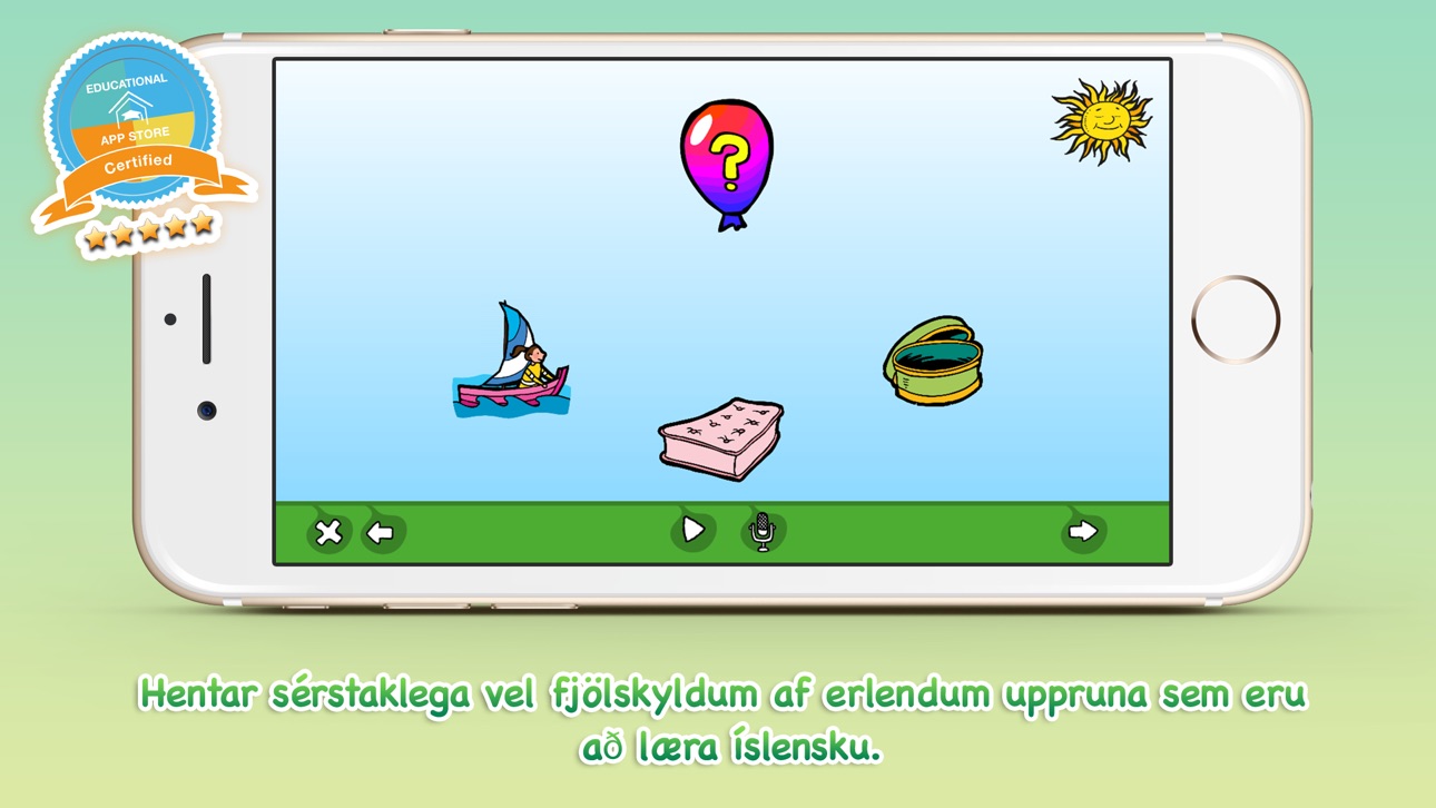 Screenshot 4 of Lærum og leikum með hljóðin -D