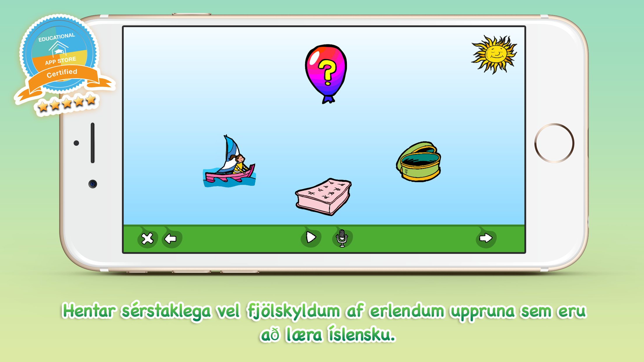 Lærum og leikum með hljóðin -D