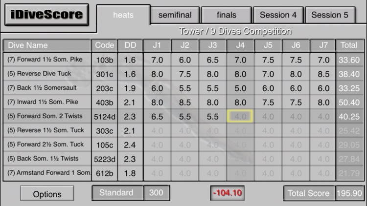 iDiveScore