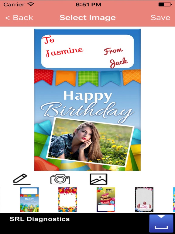 Screenshot #5 pour Birthday Greeting Card Maker For Wishes & Messages