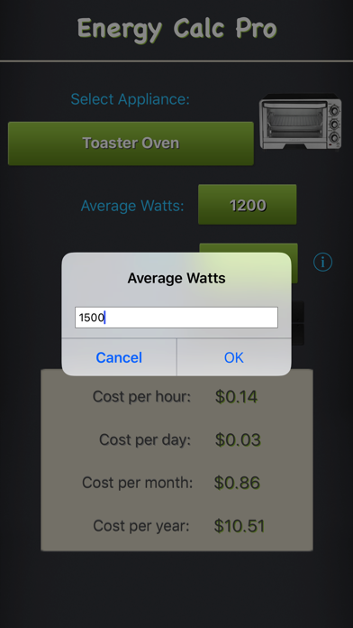 Energy Calc Pro - Appliance Energy Cost Calculatorのおすすめ画像5