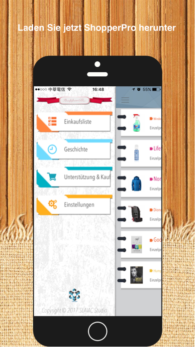 ShopperPro App-Screenshot