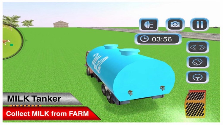 Farmer Driving Milk Truck