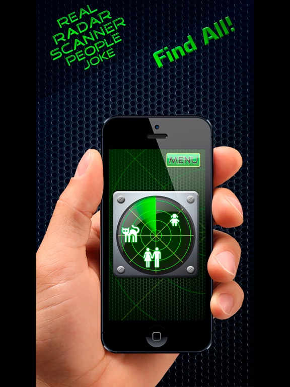 Real Radar Scanner People Joke iPad screenshot