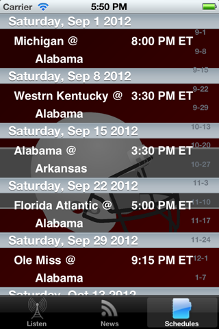 Alabama Football - Radio, Schedule & News screenshot 3