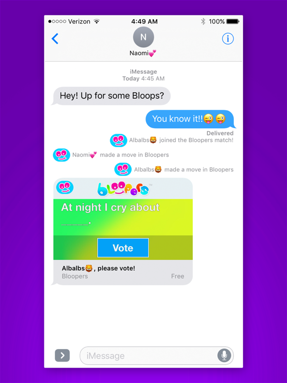 Screenshot #3 for Bloopers - A card game of LOL vs OMG