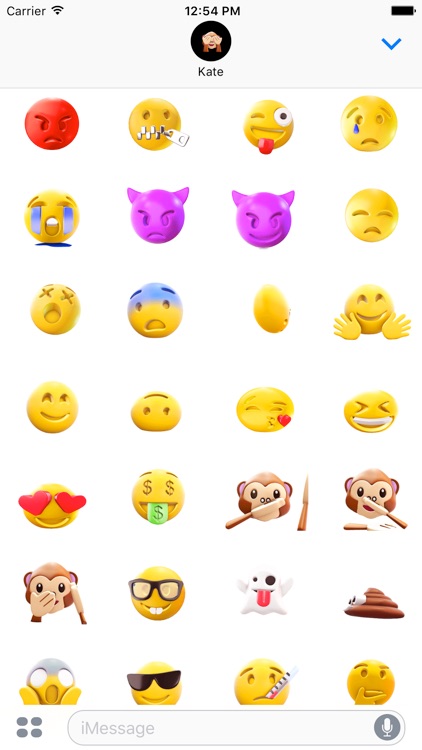 3D animated smileys