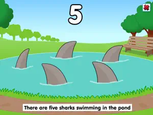 Five Sharks Swimming screenshot #3 for iPad